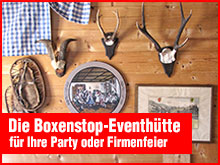 Boxenstop Eventhütte